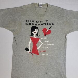 VTG 90's Look Out Records The Mr T Experience Band Graphic T-Shirt Damaged
